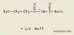 Molecular Structure of 118360-70-6 (3,5-Octanedione, 6,6,7,7,8,8,8-heptafluoro-2,2-dimethyl-, ion(1-), barium (2:1))
